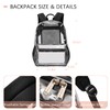 Abshoo Heavy Duty Clear Backpack stadium approved Transparent Clear Backpack