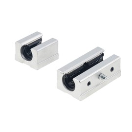 WOWCLEDED 1pcs Linear Bearing Slides, Type SBR10UU-SBR35UU, SBR12LUU-SBR30LUU, Length 10-35mm, Mainly Used for CNC Parts, 3D Printer Parts, Precision Machine Tools (Size : SBR30LUU)