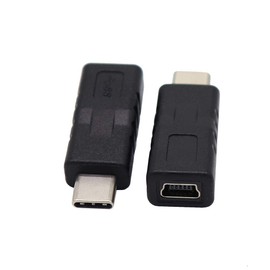 VViViD Sun USB C to Mini Adapter USB 3.1 Type-C Male to Mini Female Adapter Converter Connector Gold Plated