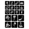 Tattoo Stencils Templates 123 Stencils on 9 Sheets Set H9