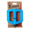 Lightweight X-Rated BMX Bike Flat Platform 1/2" Axle DX Studded