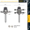 3pcs Tongue and Groove Router Bit & 45 Degree Lock