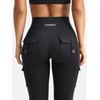 YEOREO CoreFlex Women Workout Flare Leggings with Pockets Hidden Scrunch