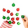24 Count Mini Green Ornaments for Mini Christmas Tree, Small