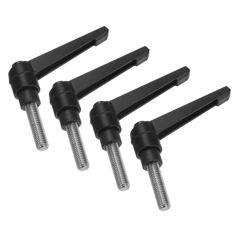 sourcing map 4pcs Clamping Lever Handles, M8 x 25mm 304