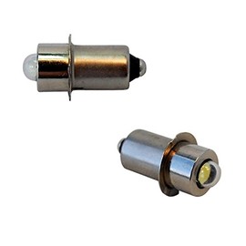 HQRP High Power Bulb 2-Pack Compatible with 8.4V 9.6V 12V 14.4V 18V Volt Dewalt Flashlight DW908 DW919 DW906 DW918 DW904 DW902 DW904 DW9043 92546-1 A-90261 A-90233 ML902 ML702#49-81-0090