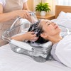 Portable Shampoo Bowl with Neck Support Lightweight Bedridden Hair Washing