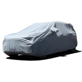 Royal Shield 24 Ultimate Protection Car Cover with Soft Inner Cotton All Weather Waterproof Snow Rain Sun UV Resistant for 2007-2025 Jeep Wrangler - 4 Door (S4) - Gray