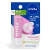 NIVEA Shimmer Lip Care, Shimmer Lip Balm with Shea Butter,