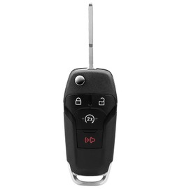 Flip Key Fob Keyless Entry Remote Control N5F-A08TDA for 2015 2017 2016 2017 2018 2019 2020 Ford F150 F250 F350 F450 F550 Super Duty Ranger XLT Raptor, 164-R8134 4-Button FSK 902MHz 49 Chip