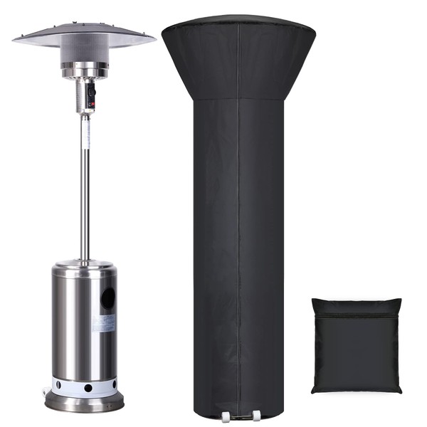 Patio Heater Cover Waterproof with Zipper And Storage Bag,Outdoor Heater