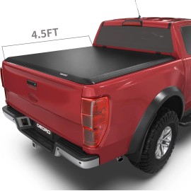 oedro 4.5FT Soft Roll Up Tonneau Cover For 2022 2023 2024 2025 Ford Maverick Truck Bed