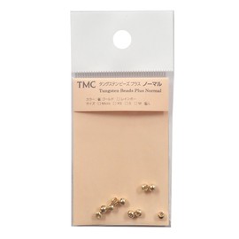 TIEMCO 66609101005 Tungsten Beads Plus GLD NM L, 0.1 inches (3.8 mm)