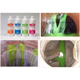 Bright Dyes Fluorescent Water & Sewer Leak Tracer Dye, FLT Yellow/Green, 16oz Liquid
