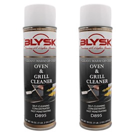 Blysk Oven & Grill Cleaner (2pack) heavy duty, fast penetrating, concentrated cleaner, oil & grease remover
