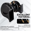 AOLIHAN Snail Electric Horn Universal Fit for Car,12V Black Train