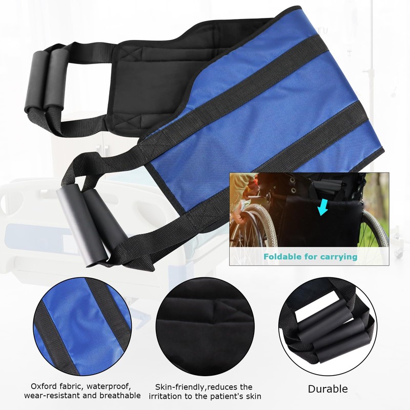 LOSCHEN 110 cm Transfer Strap, Transfer Patient Belt, Bed Transfer