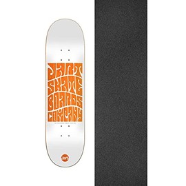Jart Skateboards Woodstock Skateboard Deck - 8.12" x 31.6" with Jessup Black Griptape - Bundle of 2 Items
