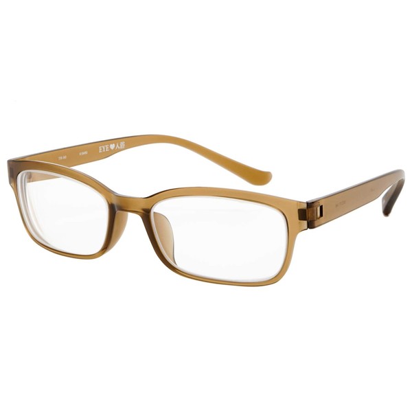 Fujita Optics IL-001BR -5.00 Bath Glasses Myopia -5.0 Degree Elastic Resin Frame Clear Brown