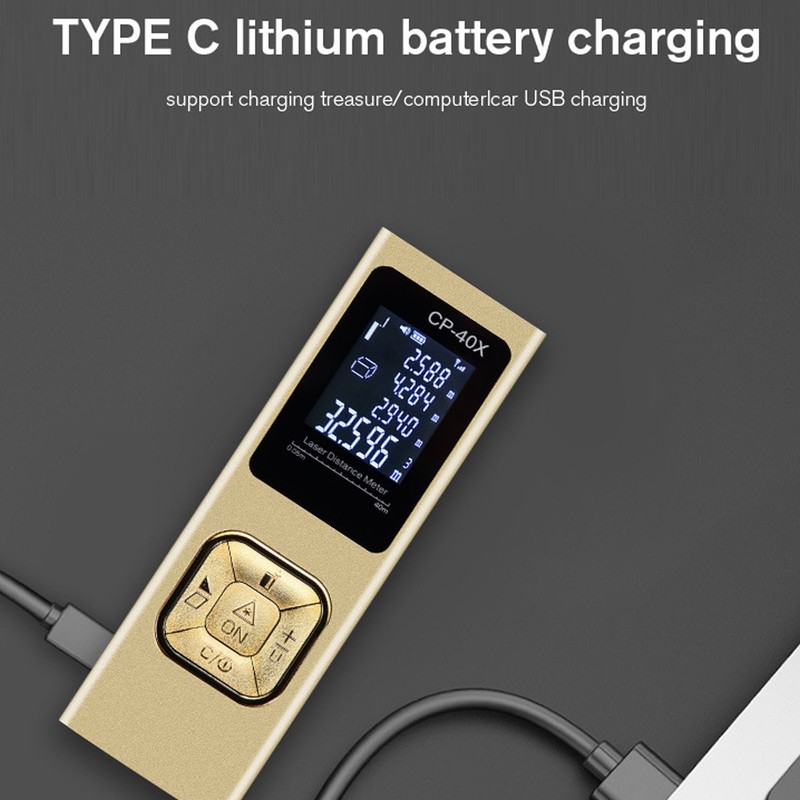 100m Distance Meter Ultrathin Handheld Accurate Electronic Laser Distance Measure