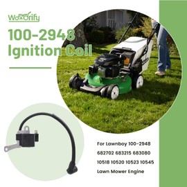 Wondrify 100-2948 Ignition Coil for Lawnboy 100-2948 682702 683215 683080 10515 10518 10520 10523 10545 10546 Lawn Mower Engine Parts with Spark Plug