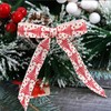 Red Tree Merry Christmas Ribbon 5/8 Inch × 10 Yards