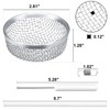 Donext RV Furnace Vent Cover, 2 Pack RV Vent Screen