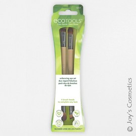 1 ECOTOOLS Makeup Brush - Eye Enhancing Duo Set  "ET-1217"  *Joy's cosmetics*