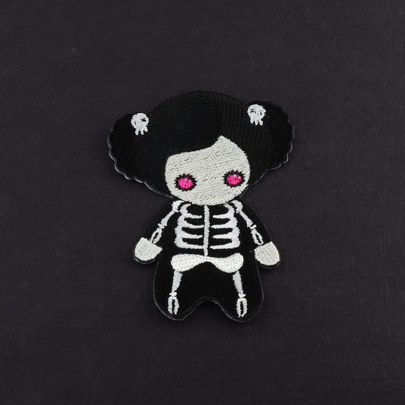 Freak Scene Skeleton Girl Patch