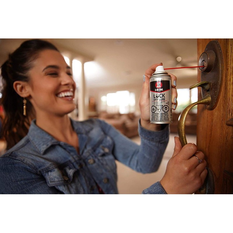 3-IN-ONE - 120077 Lock Dry Lube, 2.5 OZ [12-Pack]