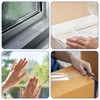 Curtain Rod Slide Smooth Tape, 1IN x 16FT Clear Quiet