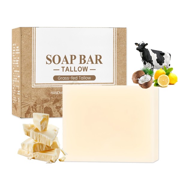 Beef Tallow Skin Care Soap - Tallow Naourish Soap -