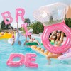 Sumind Bride Bachelorette Pool Floats 61 Inch Diamond Ring Float