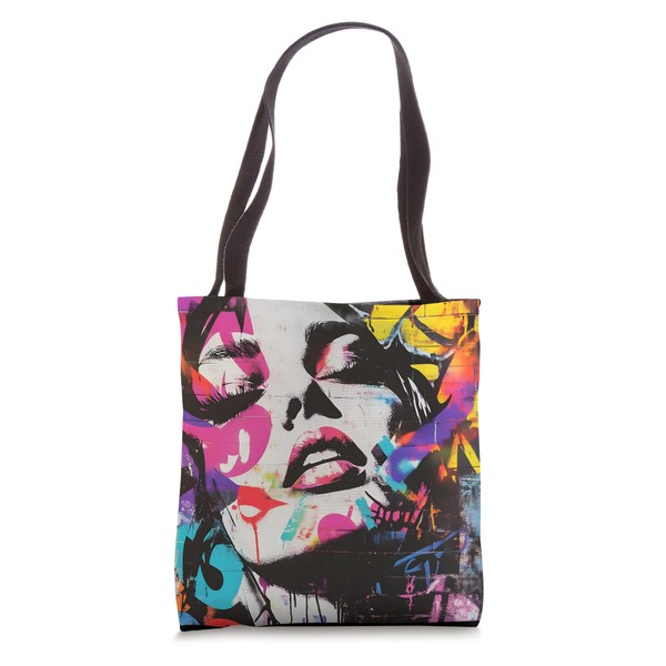 Urban Street Style Graffiti A.I. Art Men Women Tote Bag