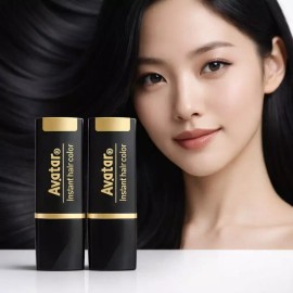 Avatar 2+1 아바타 새치커버 스틱 틴트 부분새치 흰머리커버 립스틱형 [흑갈색] 2+1 Avatar Gray Hair Cover Stick Tint for Partial Gray Hair [Dark Brown]