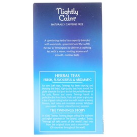 Herbal Tea, Bedtime Blend, Naturally Caffeine Free, 20 Tea Bags, 1.022
