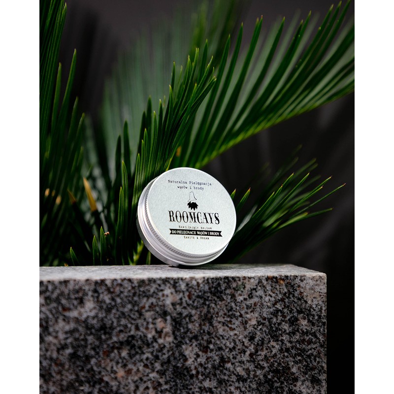 Roomcays 100% natural beard balm, balm with argan oil and