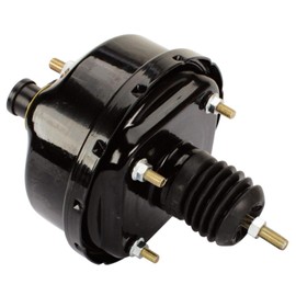 Single Diaphragm Power Brake Booster, 7 Inch, Black Finish