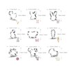 WDYJMALL Easter Cookie Cutters 9-Pc Set - Chick Bunny Rabbit