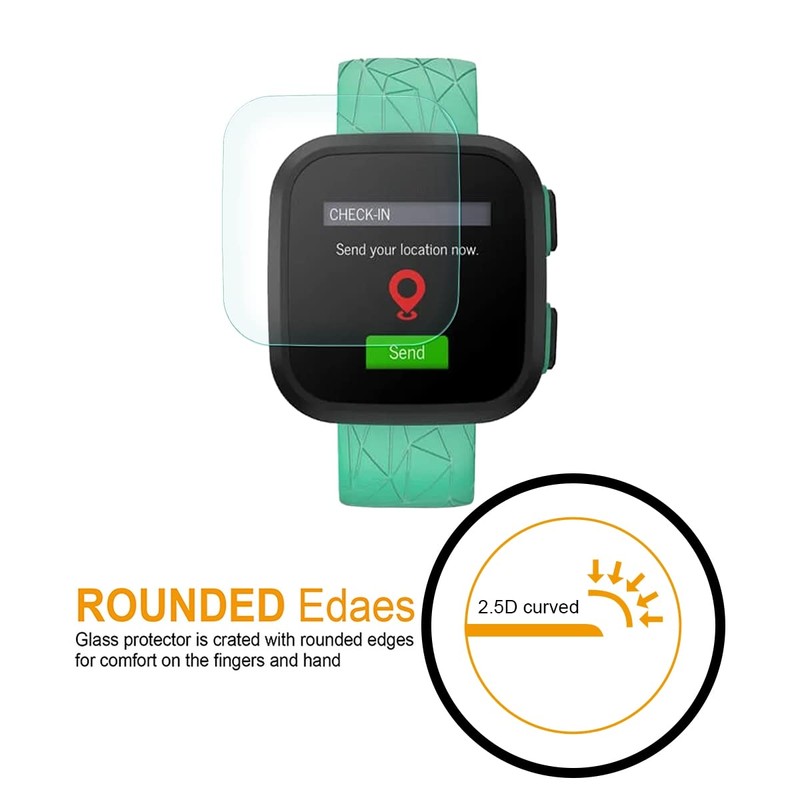 Supershieldz (2 Pack) Designed for Garmin Bounce Tempered Glass Screen