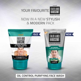 Emami Fair & Handsome Advanced Whitening Oil Control Cream-25g/50g and Face Wash-50g\100g