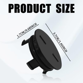 SamWinGear Cylinder Head Rear Cam Plug with Seal for Honda Civic, Camshaft Seal Cap 12513-P72-003 12513P72003 Engine Semi-Circular Plug for Honda Civic HR-V Insight CR-V CR-Z Acur Integra 1990-2018