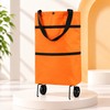 Foldable Shopping Bag for Grocery Runs – Large-Capacity Polyester Tote