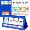 Torlam Spanish Learning Word Building Pocket Chart, Spanish Vocabulary Games