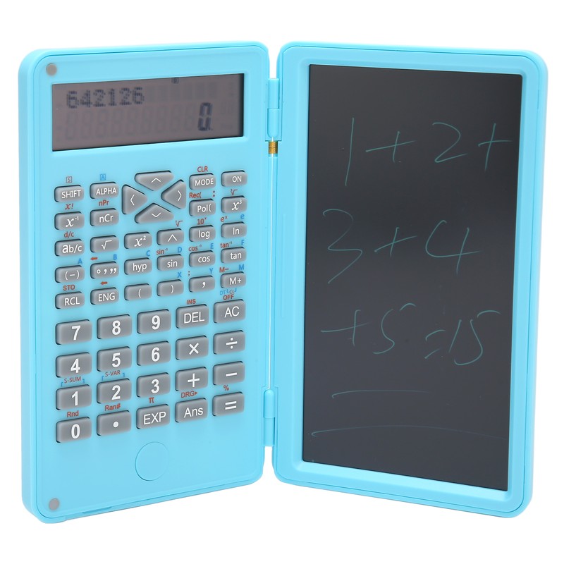 Calculator with Notepad Portable 10 Digits LCD Display Scientific Calculator