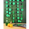 Green Paper Garland Circle Dot Party Banner Streamer Backdrop Hanging