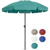 AMMSUN Patio Umbrella, 6.5 ft Outdoor Table Umbrella with Tilt