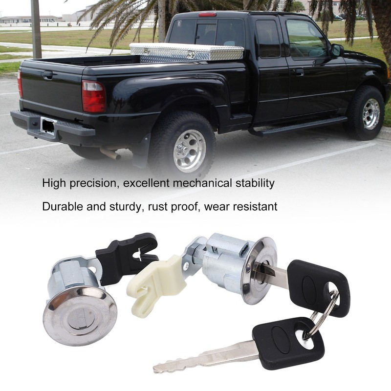 Car Front Door Lock Cylinder Set XL2Z7821990AC Replacement For Ford