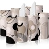 Tatuo 8 Pack Car Tissues Cylinder Holder with 3 Ply