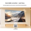 [Automatic focus&Bluetooth voice AIR mouse] portable mini projector for bedroom